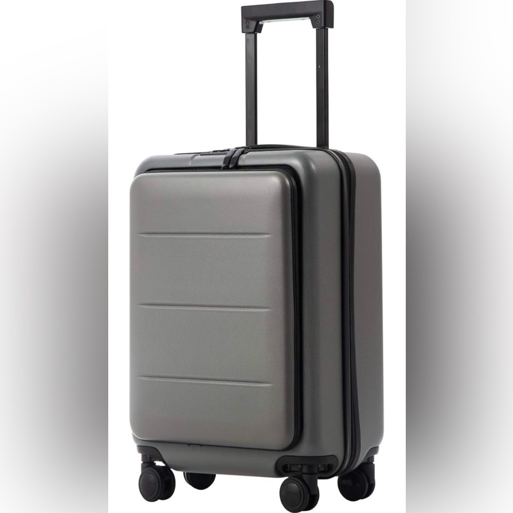 Hardshell Carry-On Spinner Suitcase - Gray